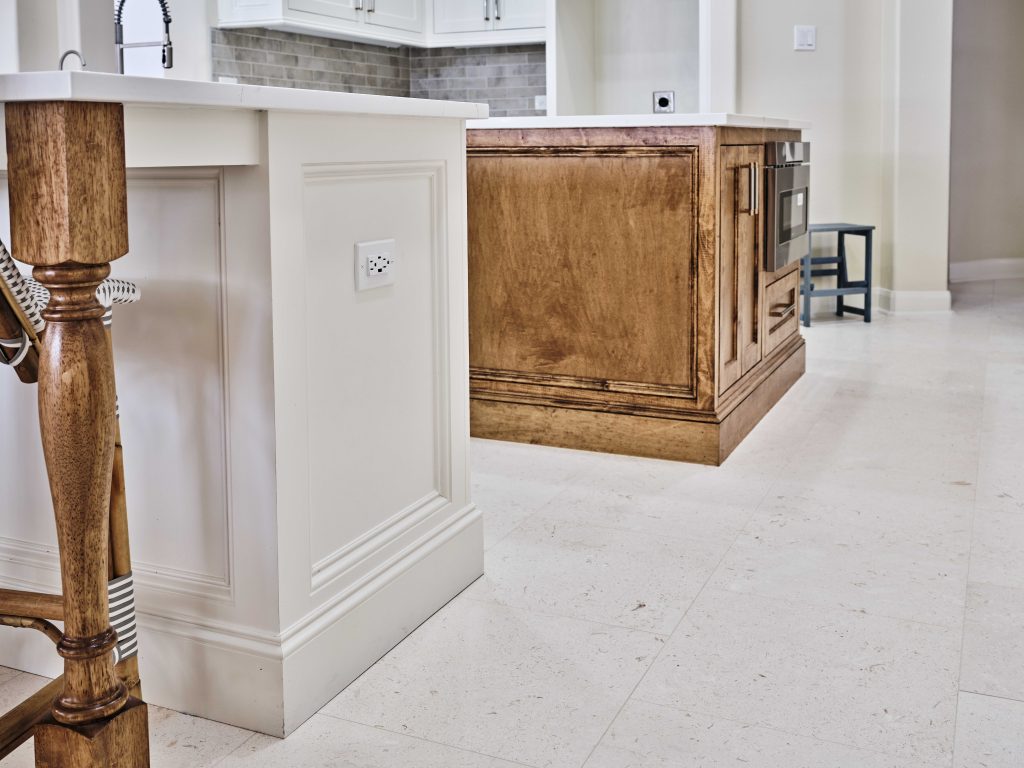 Kitchen tile floor