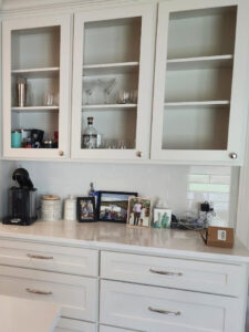 Kitchen Backsplash and cabinets - white