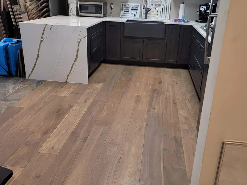 Hardwood Flooring in Kitchen